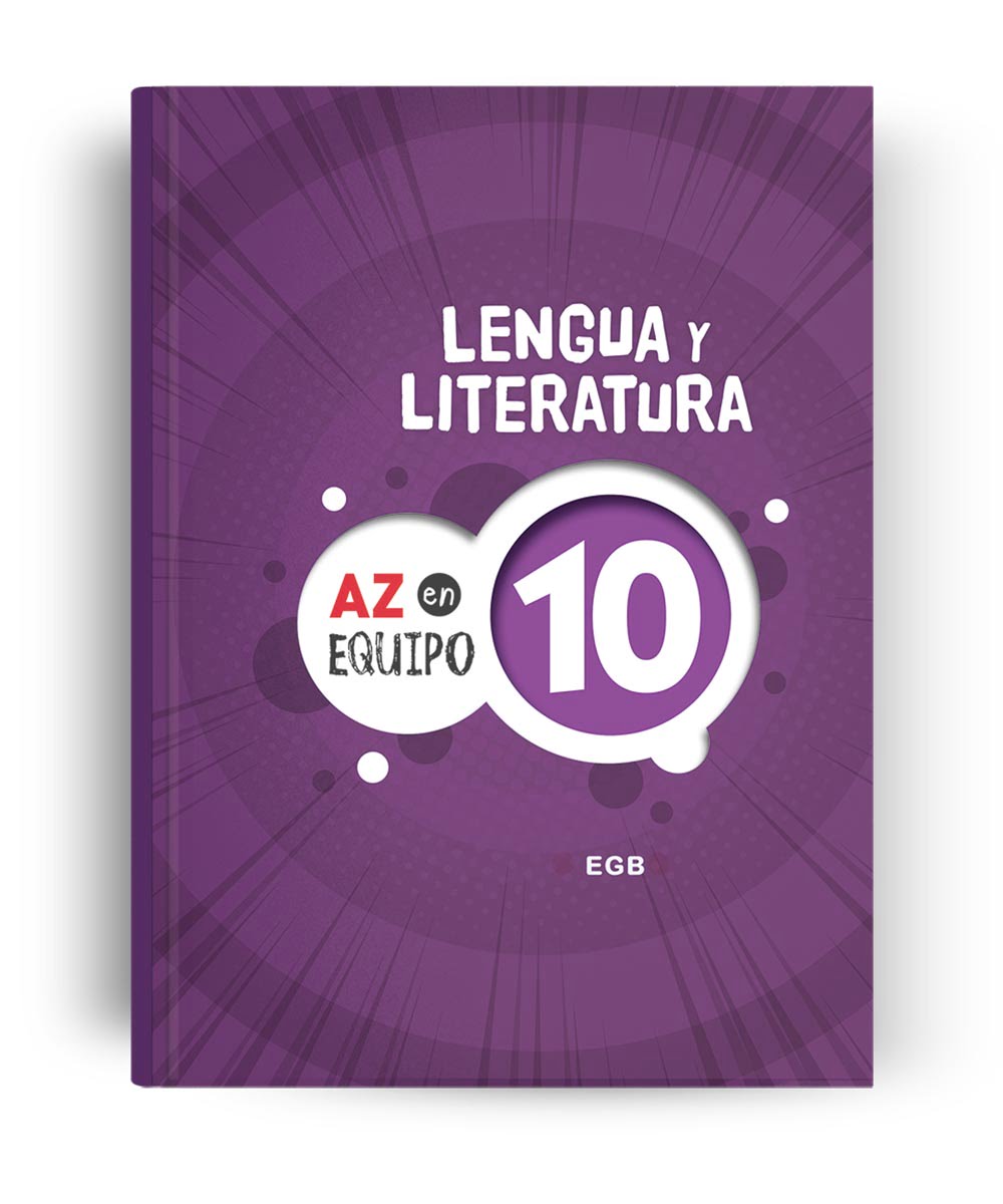 AZenEquipo-cover-lengua-10 Lengua y literatura 10 EGB - Imagen 1